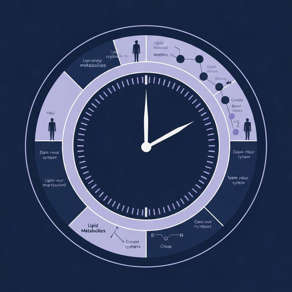 Circadian rhythm influence on lipid metabolism